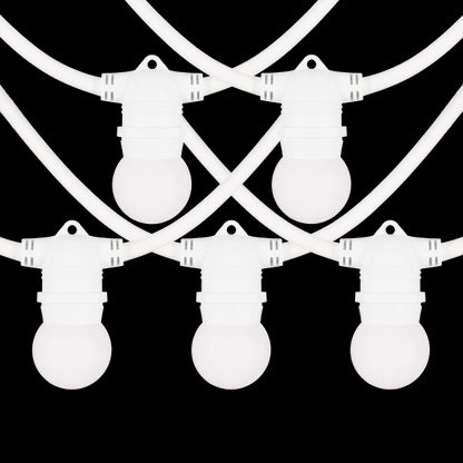 Paris Guinguette - LOT 5 SPHERIQUES LED IP44 E27 1W Blanc Chaud