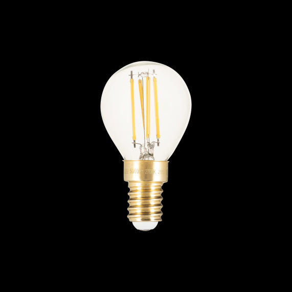 Sphérique G45 Filament LED 4W E14 2700K 320Lm Dim. Cl.