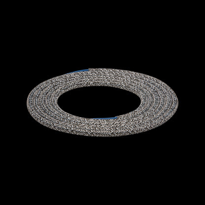 Cable rond chiné gris noir 2 mètres 2 x 0,75mm2