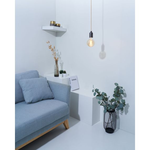 Globe G95 Filament LED Twisted 8W 500lmE27 2000K Amb DIM