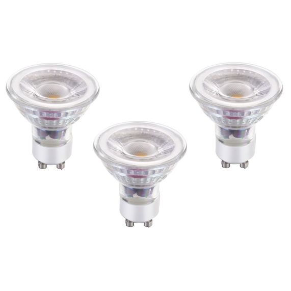 FS EcoWatts - Lot de 3 Spots GU10 4,5W 3000K 30° - Nacré Effet Dichroïque 3125469980520
