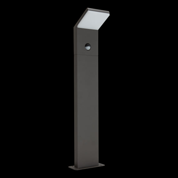 Jabbah II - Poteau lumineux LED 75x75x600 9W 4000K 690lm gris foncé