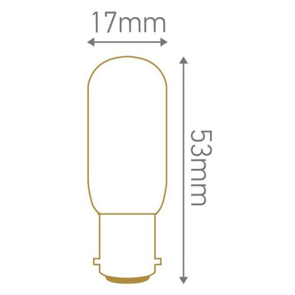 FS Lampe Tube pour réfrégirateur Incan. 15W BA15D 2750K 110Lm 3125469143307