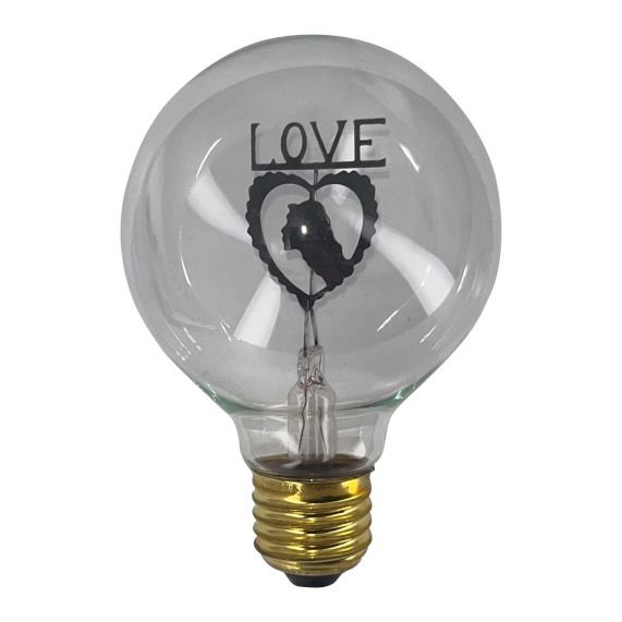 FS LAMPE GLOBE D.80 LOVE 3W 230V E27