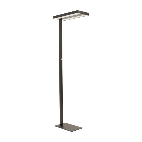 Autonoe - Lampadaire LED 610x280x1950 60W 4000K 5400lm 120° noir Dim PIR