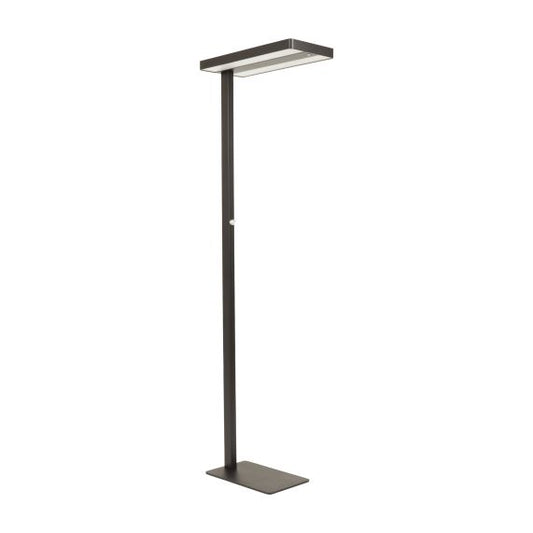 Autonoe - Lampadaire LED 610x280x1950 60W 4000K 5400lm 120° noir Dim PIR