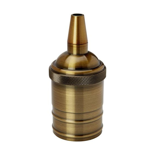 Douille Acier E27 Or Rétro