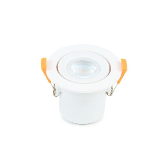 Spot led blanc orientable Adrian 6W 220-240V IP65 550lm 3000K dim 87x57mm