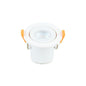 Spot led blanc orientable Adrian 6W 220-240V IP65 550lm 3000K dim 87x57mm