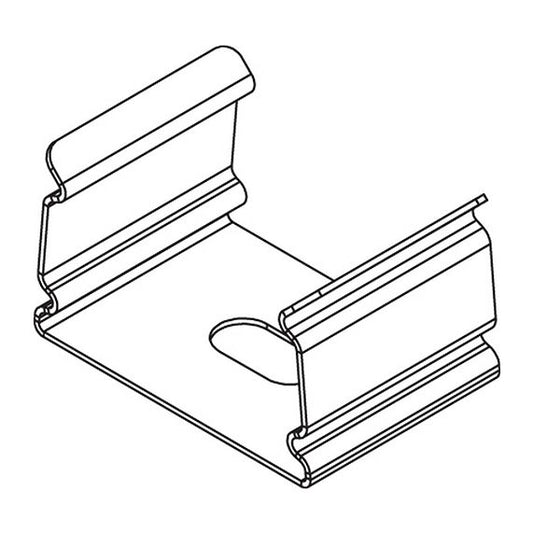 Patte de fixation pour profile aluminium 17.2x8