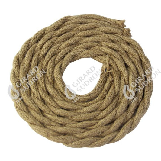 Câble électrique tressé Chanvre 2x0,75mm L2M