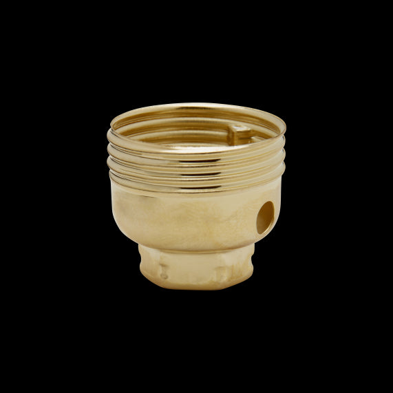 Culot M10X1 E14 métal acier laitonné