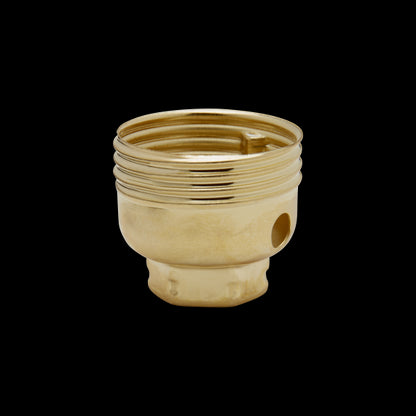 Culot M10X1 E14 métal acier laitonné
