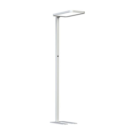 Calyce - Lampadaire LED 610x310x1950 80W 4000K 7040lm 120° blanc Dim PIR