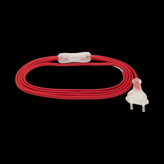 Cordon 2X0.75 Text.Rouge 2M Inter Tran