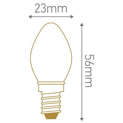 FS Lampe Veilleuse Incan. (2pcs) 7W E14 2750K 40Lm 3125469910077
