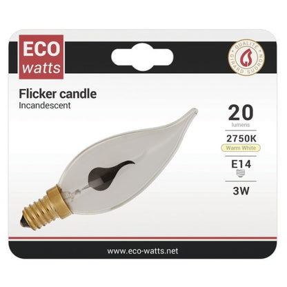 FS FLAMME FLICKER INCURV.2/3W 230V E14 S/C 3125469959007