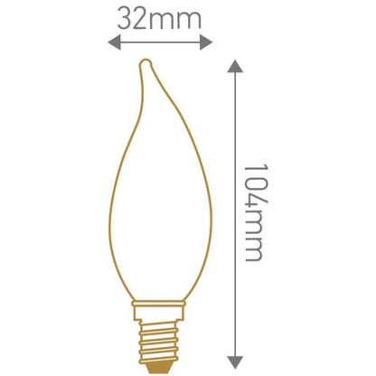 FS FLAMME FLICKER INCURV.2/3W 230V E14 S/C 3125469959007