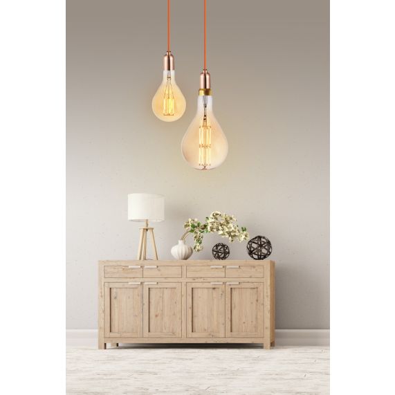 FS Ecowatts - Big bulb LED filament 290mm 8W E27 2000K 700Lm Dim. Amb. 3125469989769