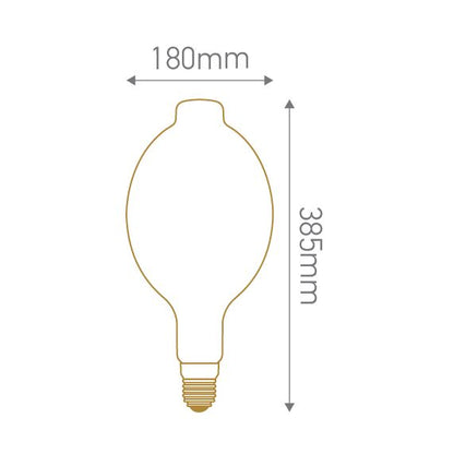 FS Ecowatts - Big Egg Zole LED filament 395mm 8W E27 2000K 700Lm Dim. Amb. 3125469989813
