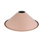 Abat-jour métal conique ø220mm rose poudré mat