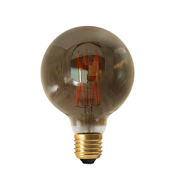 Globe G95 Filament LED 4W E27 2100K 200Lm Dim. Smoky RA>90