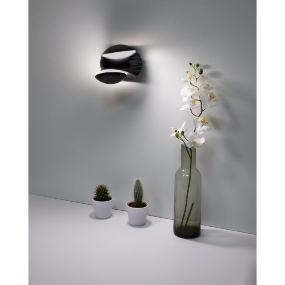 Elypte - Eclairage résidentiel 10W 3000K 160lm 130x130x110mm CLI IP54 Dark Black