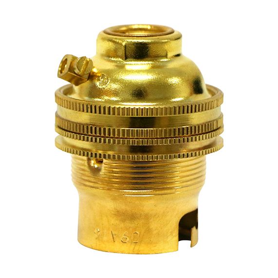 Douille B22 Pf.Db Laiton 10X1+Borne De T