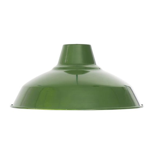 Abat-jour métal industriel ø270mm vert sauge satiné