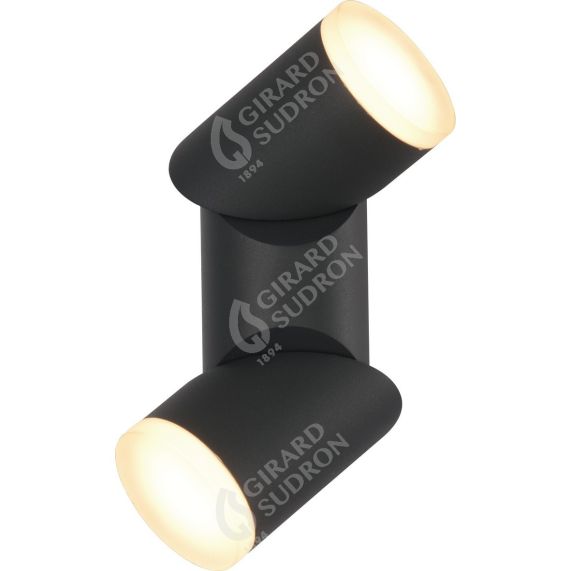 Elypte - Eclairage résidentiel 12,5W 3000K 700lm 65x94x220mm CLI IP54 rond Anthracite