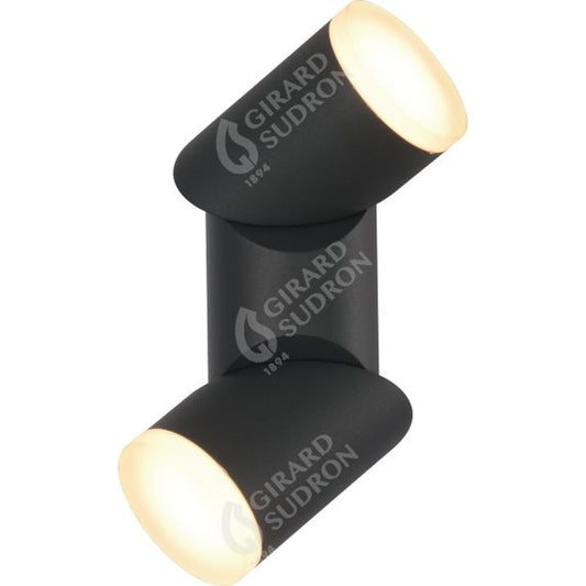 Elypte - Eclairage résidentiel 12,5W 3000K 700lm 65x94x220mm CLI IP54 rond Anthracite