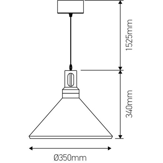FS EL Suspension E27 Max.60W abat-jour Alu Blanc Mat et Bois clair extérieur / Blanc intérieur cable PVC L