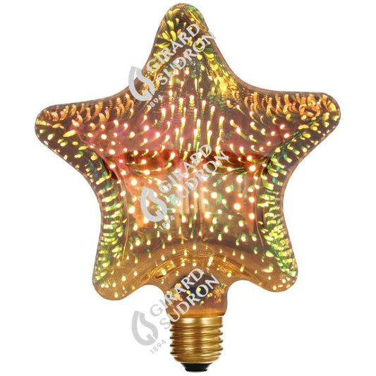 Ampoule D140 STAR Cosmos 3D 4W E27 2700K
