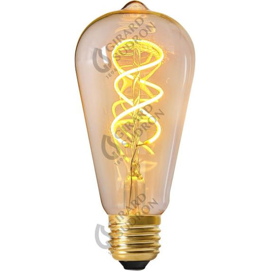 Edison Filament LED TWISTED 5W  320lm E27 2200K Non Dim. Cl.