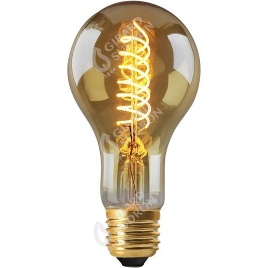 Ampoule géante Filament LED twisted 180mm 10W 600lm E27 2000K dim Amb.
