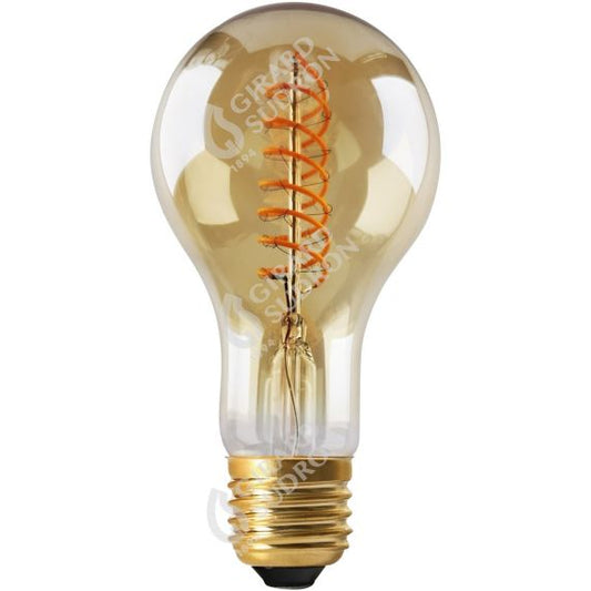 Ampoule géante Filament LED twisted 180mm 10W 600lm E27 2000K dim Amb.