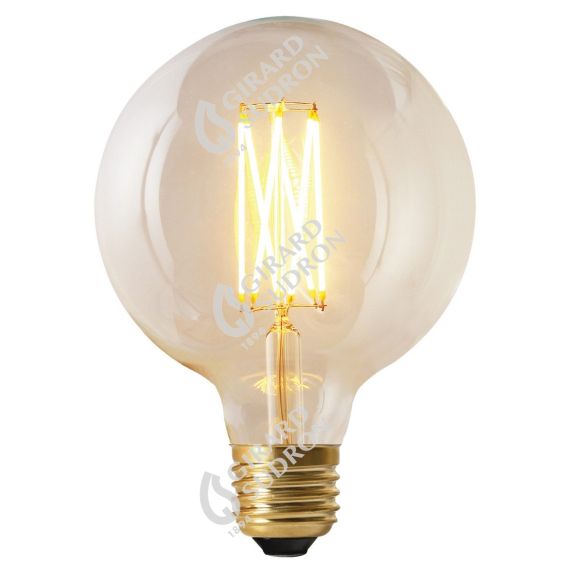 Globe G95 Filament LED 10W  980lm E27 Dim. 2300K CLEAR   RA>90