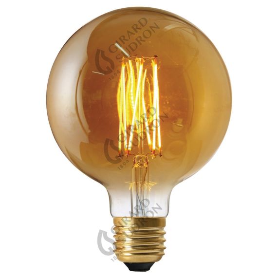 Globe G95 Filament LED 10W E27 2100K 840Lm Dim. Amb.