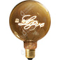 Ampoule LETTRE Love E27 G125 4W 2000K Ambre No Dim