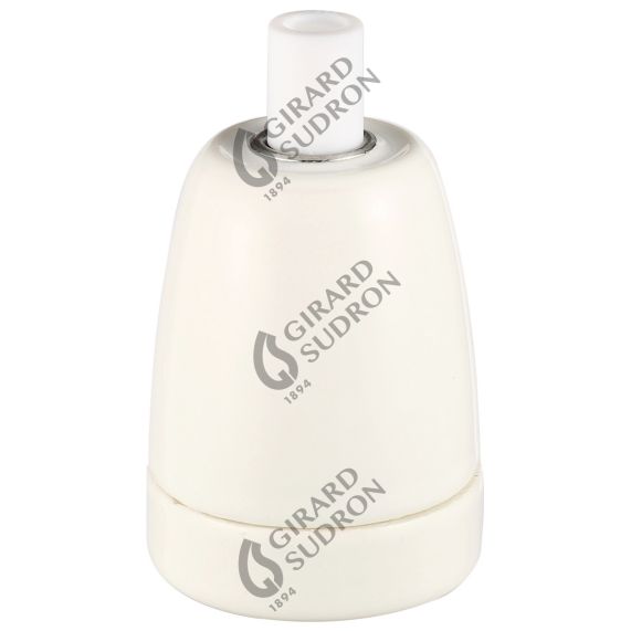 Douille Céramique E27 Blanche