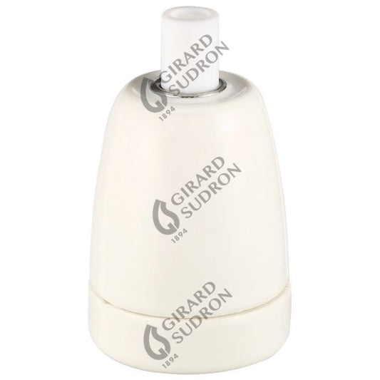 Douille Céramique E27 Blanche