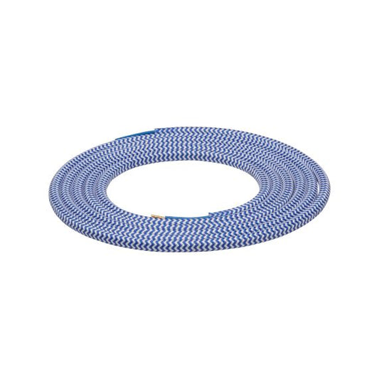 Cable rond bleu blanc 2 mètres 2 x 0,75mm2 EAN 3125461896409