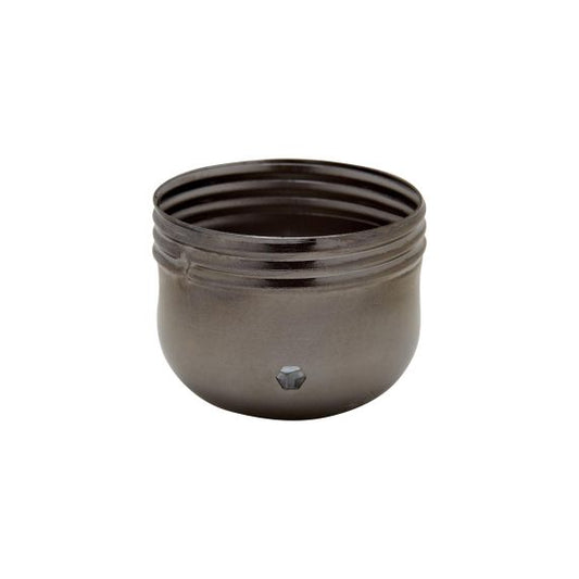 Culot M10X1 E27 métal gris anthracite