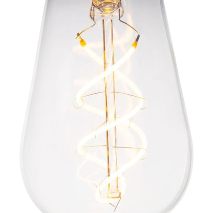 Edison Filament LED TWISTED 8W 530lm E27 2200K Dim. Cl.