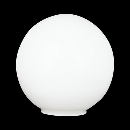 Globe opale brillant ø 120 mm H. 120 mm Col. 50 mm 0.080Kv