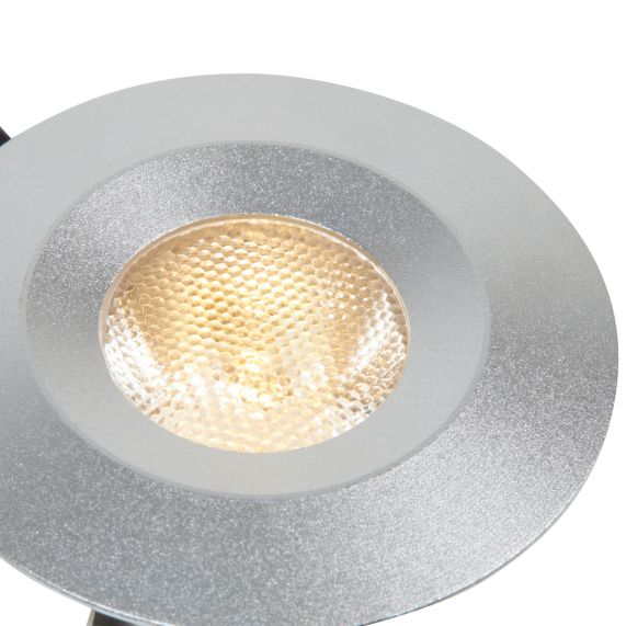 Messa - Spots encastrés 3x1W 3000K 3x95lm IP44 Silver