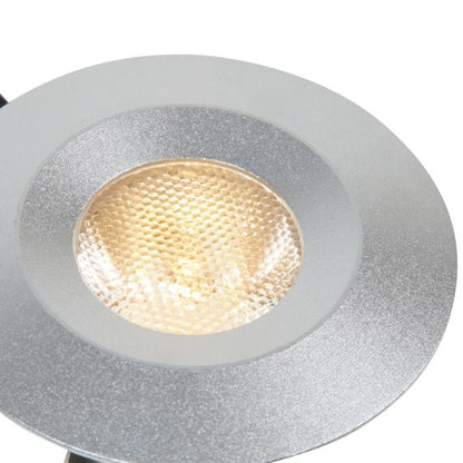 Messa - Spots encastrés 3x1W 3000K 3x95lm IP44 Silver