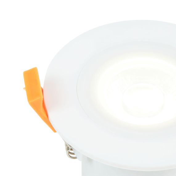 Spot led blanc orientable Adrian 6W 220-240V IP65 600lm 4000K dim 87x57mm