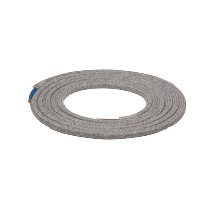 Cable rond chiné Gris 2 mètres 2 x 0,75mm2