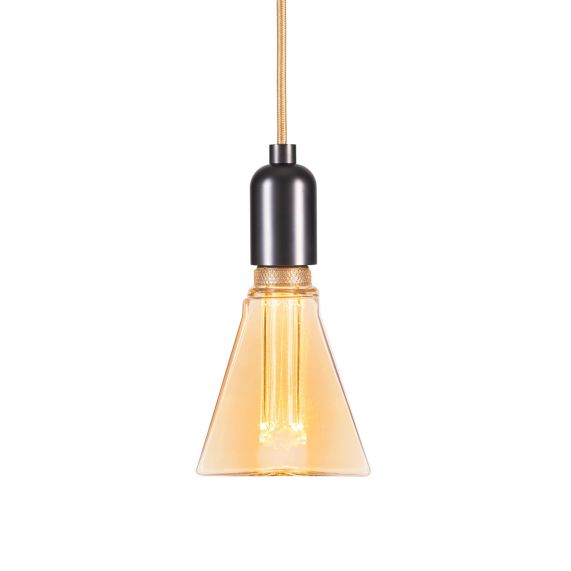VIS VERSA Ampoule LED Ambre triangle E27 D31,5mm 4W 200lm 1800K